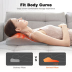Boriwat Back Massager with Heat, 3D Kneading Massage Pillow for Back, Neck, Shoulder, Leg Pain Relief Deep Tissue, Gifts for Women Men Mom Dad Gronata
