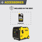 Champion Power Equipment 4500-Watt RV Ready Portable Inverter Generator with Quiet Technology and Free 3-Year Warranty Gronata