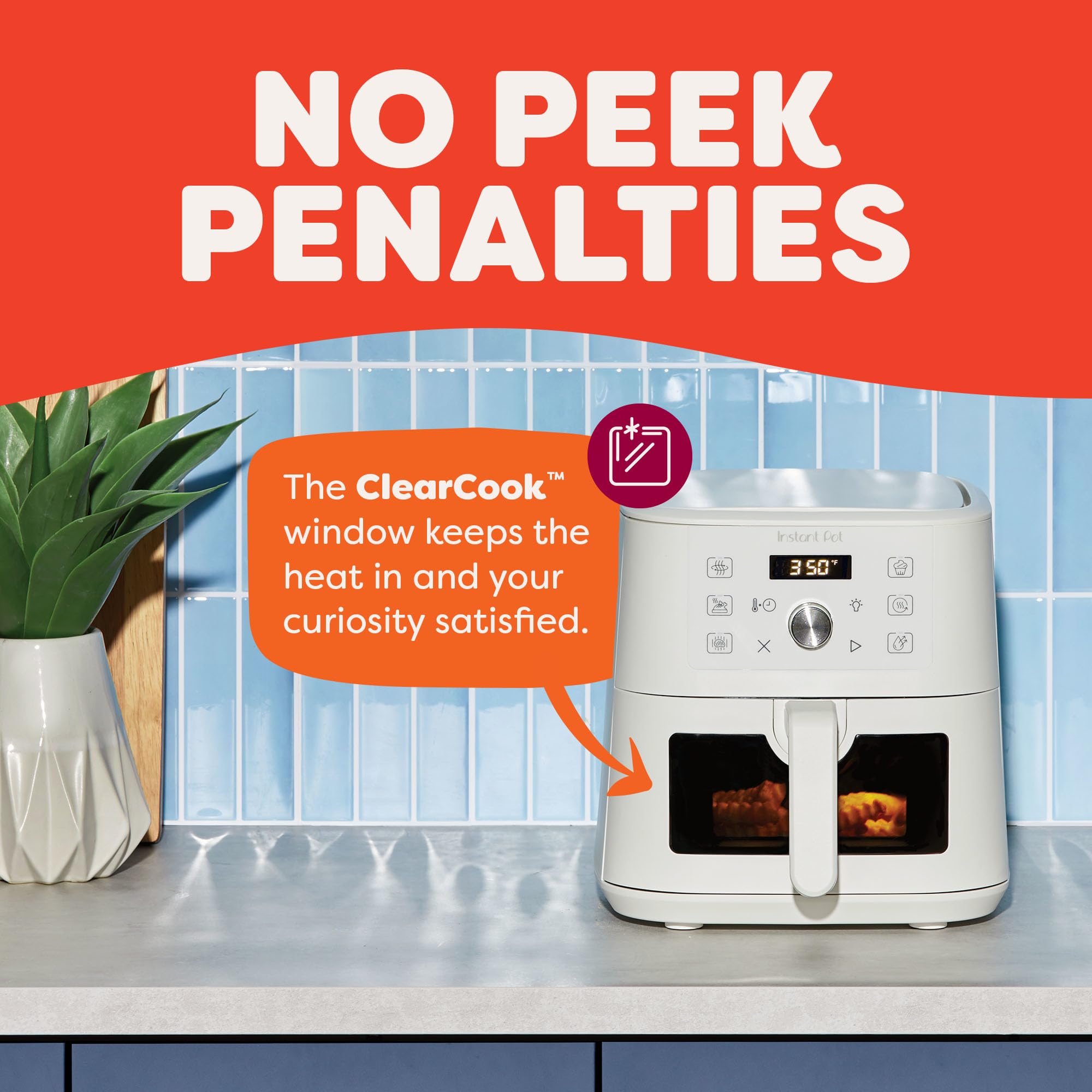 Instant Pot 6QT VORTEX Plus Air Fryer, 6-in-1, Air Fry, Broil, Dehydrate, Crisp, Roast, Reheat, Bake, Dishwasher-Safe Airfryer basket, from the Makers of Instant Pot, Stainless Steel Gronata