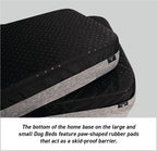 Bedgear Performance Dog Bed - Medium/Large - Durable Pet Bed with Washable Cover - Removable Pad for Travel Gronata