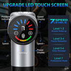 TOLOCO Massage Gun, Deep Tissue Back Massage for Athletes for Pain Relief, Percussion Massager with 10 Massages Heads & Silent Brushless Motor, Fathers Day Dad Gifts, Black Gronata