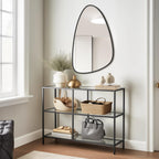 WallBeyond Asymmetrical Mirror, Irregular Mirror Full Length, Boho Wall Mirrors Decorative for Bedroom Living Room Entryway Hall, Mid Century Modern Decor 48" H x 22" W Gronata