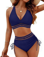 Women's High Waist Bikini Split Suit Gronata