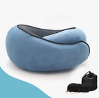 Travel Neck Pillow Non-Deformed Airplane Pillow Travel Neck Cushion Durable U-Shaped Travel Memory Cotton Nap Neck Pillow Gronata