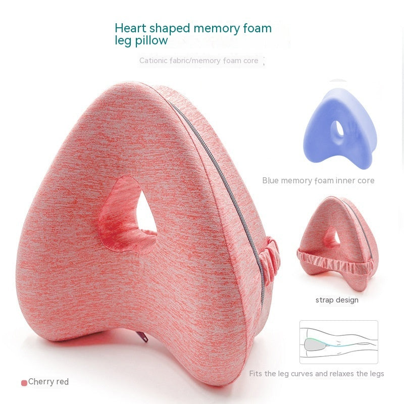 Heart-shaped Memory Foam Leg Pillow Contour Legacy Leg Pillow Gronata