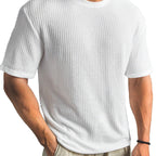 Casual Versatile Solid Color Men's Summer T-shirt Gronata