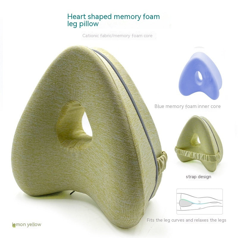 Heart-shaped Memory Foam Leg Pillow Contour Legacy Leg Pillow Gronata