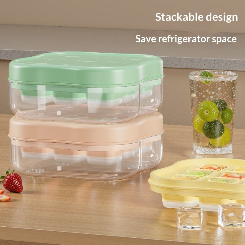 Household Push-Press Ice Cube Tray Gronata