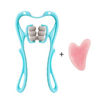 Multifunctional Manual Six-wheel Neck Massager Massage Relieve Roller Massage Tool Gronata