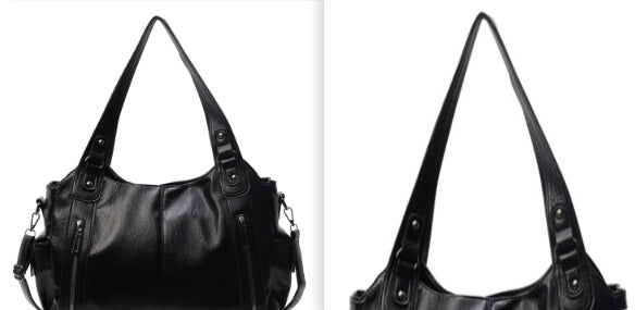 Handbag European And American Retro Solid Color Simple Texture Gronata