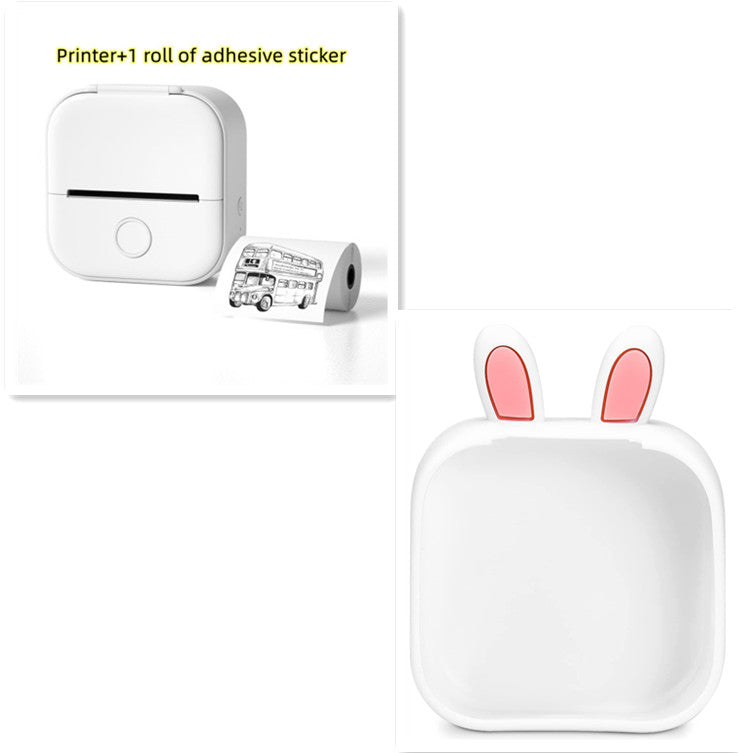Portable Mini Thermal Label Printer Home Photo Printer Student Wrong Question Printer Bluetooth-compatible Mini Label Printer Price Tag Gronata
