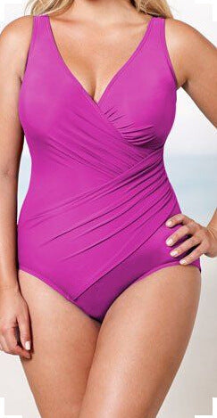 One Piece Swimsuit Bikini Covering Belly Thin Gronata