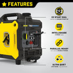 Champion Power Equipment 3500-Watt Portable Inverter Generator with Quiet Technology and CO Shield Gronata