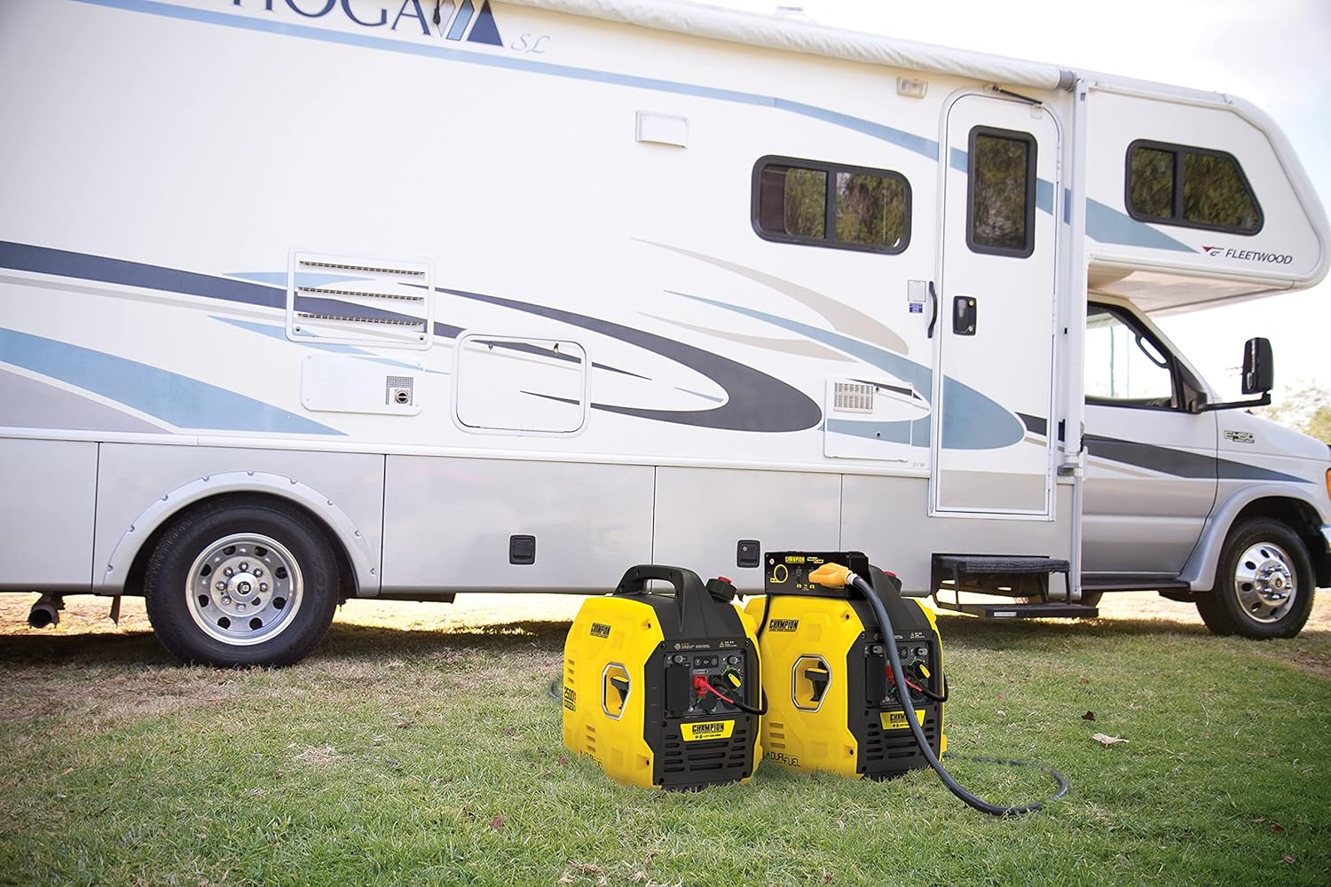 Champion Power Equipment 2500-Watt Dual Fuel Ultralight Portable Inverter Generator with Quiet Technology and CO Shield Gronata