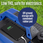Westinghouse 2550 Peak Watt Super Quiet & Lightweight Portable Inverter Generator, RV Ready 30A Outlet, Gas Powered, CO Sensor, Parallel Capable, Long Run Time,Blue Gronata
