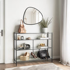 WallBeyond Asymmetrical Mirror, Irregular Mirror Full Length, Boho Wall Mirrors Decorative for Bedroom Living Room Entryway Hall, Mid Century Modern Decor 48" H x 22" W Gronata