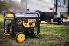 Champion Power Equipment 4750-Watt Electric Start Dual Fuel RV Ready Portable Generator with Free 3-Year Warranty, CARB Compliant Gronata