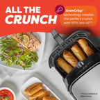 Instant Pot 6QT VORTEX Plus Air Fryer, 6-in-1, Air Fry, Broil, Dehydrate, Crisp, Roast, Reheat, Bake, Dishwasher-Safe Airfryer basket, from the Makers of Instant Pot, Stainless Steel Gronata