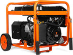 WEN DF623X 6250-Watt 120-Volt/240-Volt Dual Fuel Electric Start Portable Generator with Wheel Kit and CO Shutdown Sensor, Black Gronata