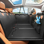 MYJAQI Back Seat Extender for Dogs, Waterproof Dog Car Seat Cover for Back Seat with Hard Bottom, 2026 Upgraded Material, Anti Scratch, Safer, Easy to Use and Clean, Holds 400lbs Gronata