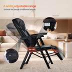 Ezencon Foldable Electric Massage Chair with Heat, Shiatsu, Kneading, Vibration, Full Body Relaxation, Adjustable Backrest & Neck Height,for Dad Mom Women Men Gronata