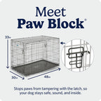 MidWest Homes for Pets 30-Inch iCrate for Medium Breeds, 21-40 lbs, Single Door Folding Dog Crate with Divider Panel, Leak-Proof Tray & Secure Latch, Portable, Durable & Easy to Assemble Gronata