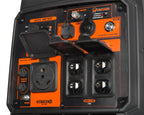 WEN Quiet and Lightweight 4800-Watt Dual Fuel RV-Ready Electric Start Portable Inverter Generator with Fuel Shut Off and CO Watchdog (DF480iX) Gronata
