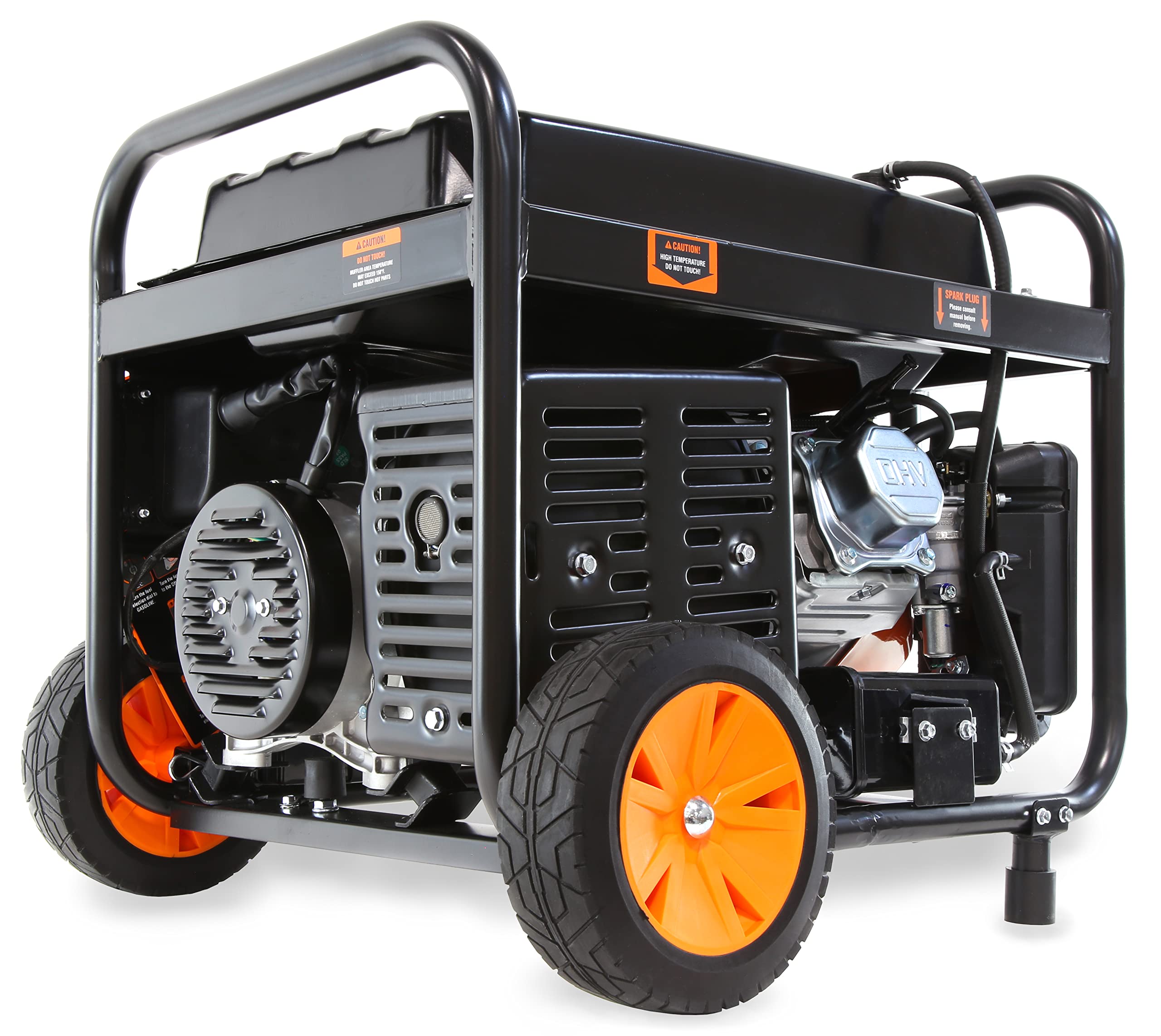WEN 4,750-Watt 120V/240V Dual Fuel Portable Generator with Wheel Kit and Electric Start (DF475T) Gronata