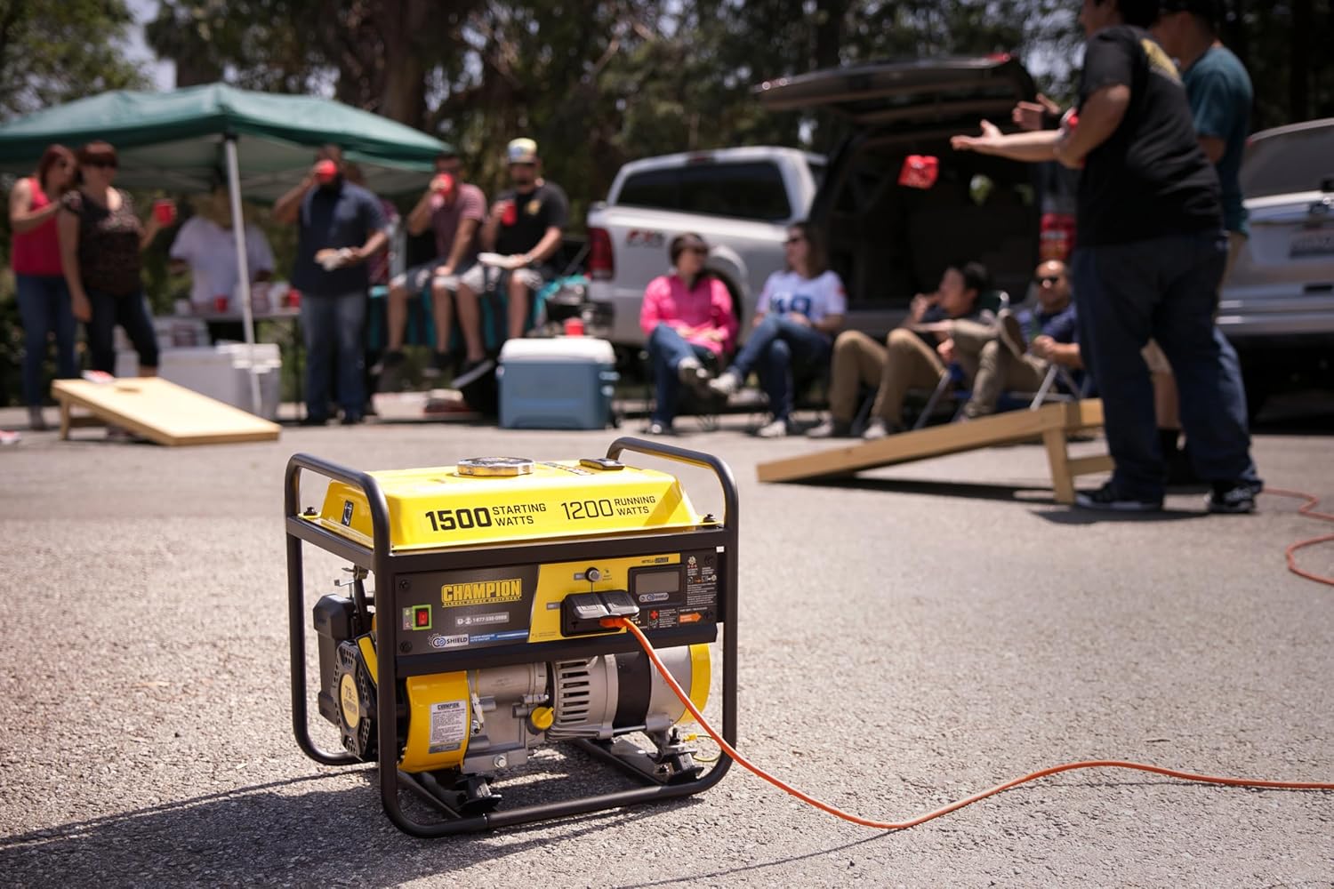 Champion Power Equipment 1500-Watt Portable Generator with Free 3-Year Warranty Gronata