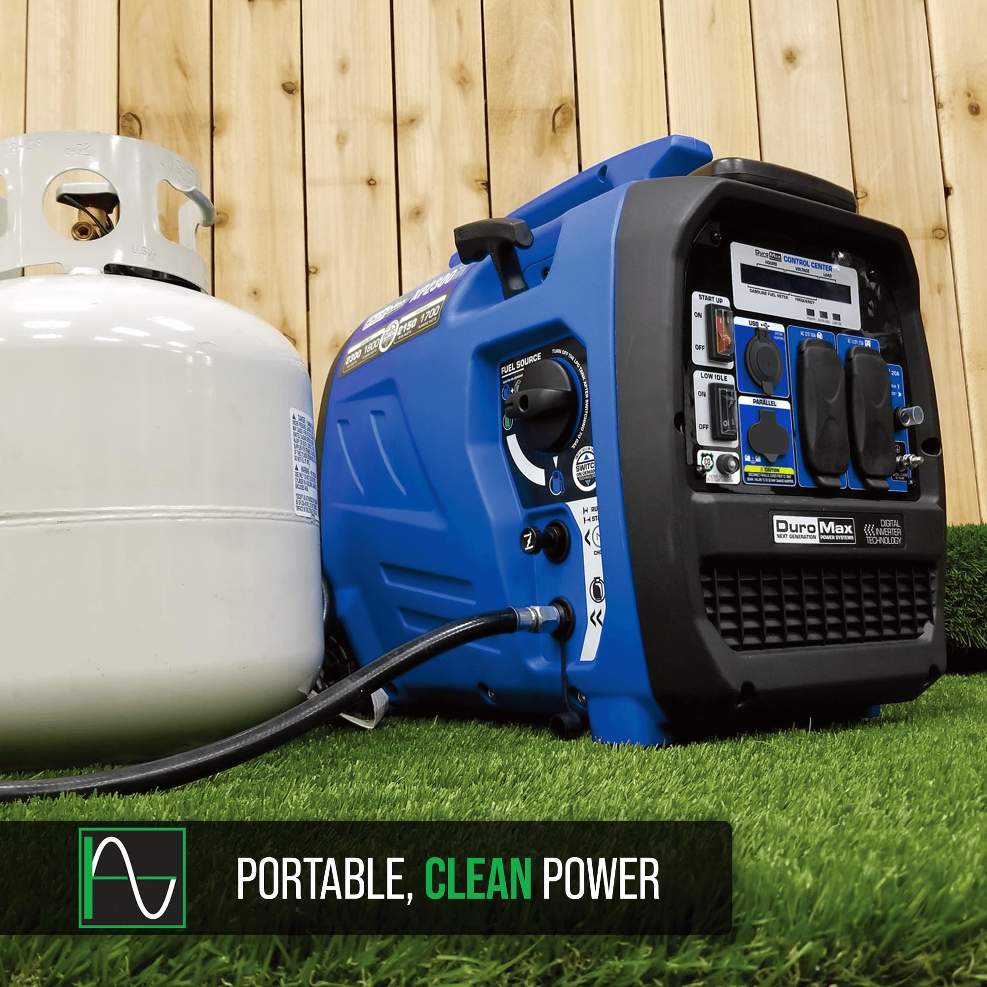 DuroMax XP16000iH 16,000-Watt Dual Fuel Portable Digital Inverter Generator - Gas & Propane, Remote Electric Start, Whole Home Power Backup, Transfer Switch Ready, RV & Emergency Ready Gronata