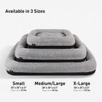 Bedgear Performance Dog Bed - Medium/Large - Durable Pet Bed with Washable Cover - Removable Pad for Travel Gronata
