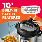 Instant Pot Duo 7-in-1 Electric Pressure Cooker, Slow Cooker, Rice, Steamer, Sauté, Yogurt Maker, Warmer & Sterilizer, Includes App With Over 800 Recipes, Stainless Steel, 6 Quart Gronata