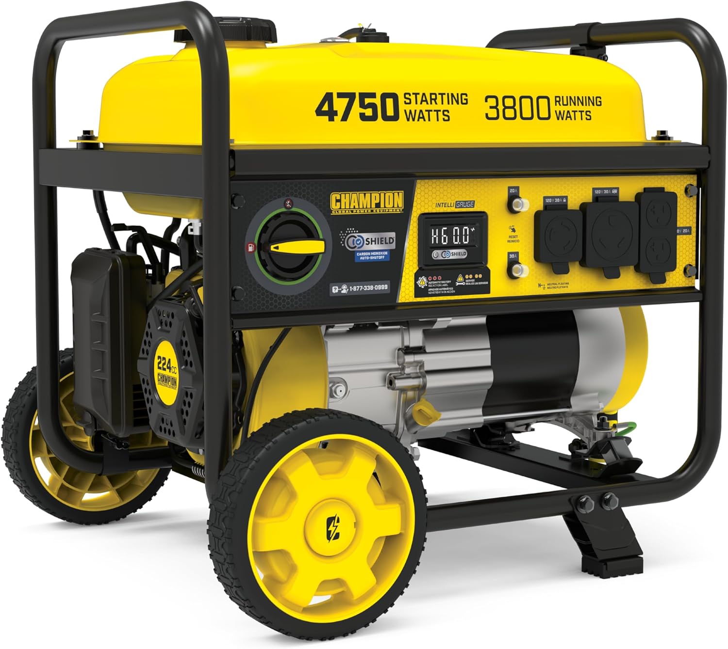 Champion Power Equipment 4750-Watt RV Ready Portable Generator with CO Shield, CARB Compliant Gronata