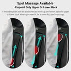 Mynt FSA Eligible HSA Approved Shiatsu Neck and Back Massager for Chair with 10 Deep Kneading Nodes, 2D & 3D Back Massage with Heat, Portable Spot Massage Chair Pad (Black) Gronata