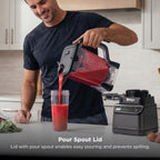 Ninja Professional Blender | Smoothie Blending, Drink Mixer, Grinder, Ice Crusher, Frozen Fruit Blending | 1000W Power, Total Crushing Technology, XL 72-oz. Pitcher | Black & Grey | BL610 Gronata