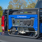 Westinghouse 4650 Peak Watt Dual Fuel Portable Generator, Remote Electric Start with Auto Choke, RV Ready 30A Outlet, Gas & Propane Powered, CO Sensor Gronata