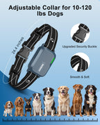 Jugbow Dog Shock Collar - 4500FT Dog Training Collar with Remote, IPX8 Waterproof Electric Dog Collar with 4 Training Modes, Security Lock, Rechargeable eCollar for 10-120lbs Small Medium Large Dogs Gronata