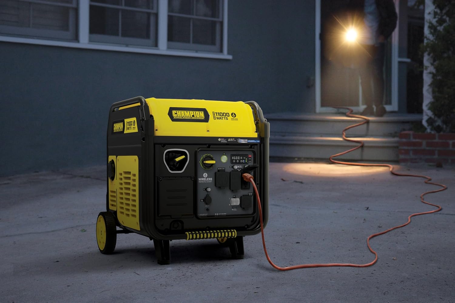 Champion Power Equipment 11,000-Watt Wireless Remote Start Home Backup Portable Inverter Generator with Quiet Technology and Free 3-Year Warranty Gronata