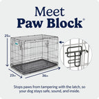 MidWest Homes for Pets 30-Inch iCrate for Medium Breeds, 21-40 lbs, Single Door Folding Dog Crate with Divider Panel, Leak-Proof Tray & Secure Latch, Portable, Durable & Easy to Assemble Gronata
