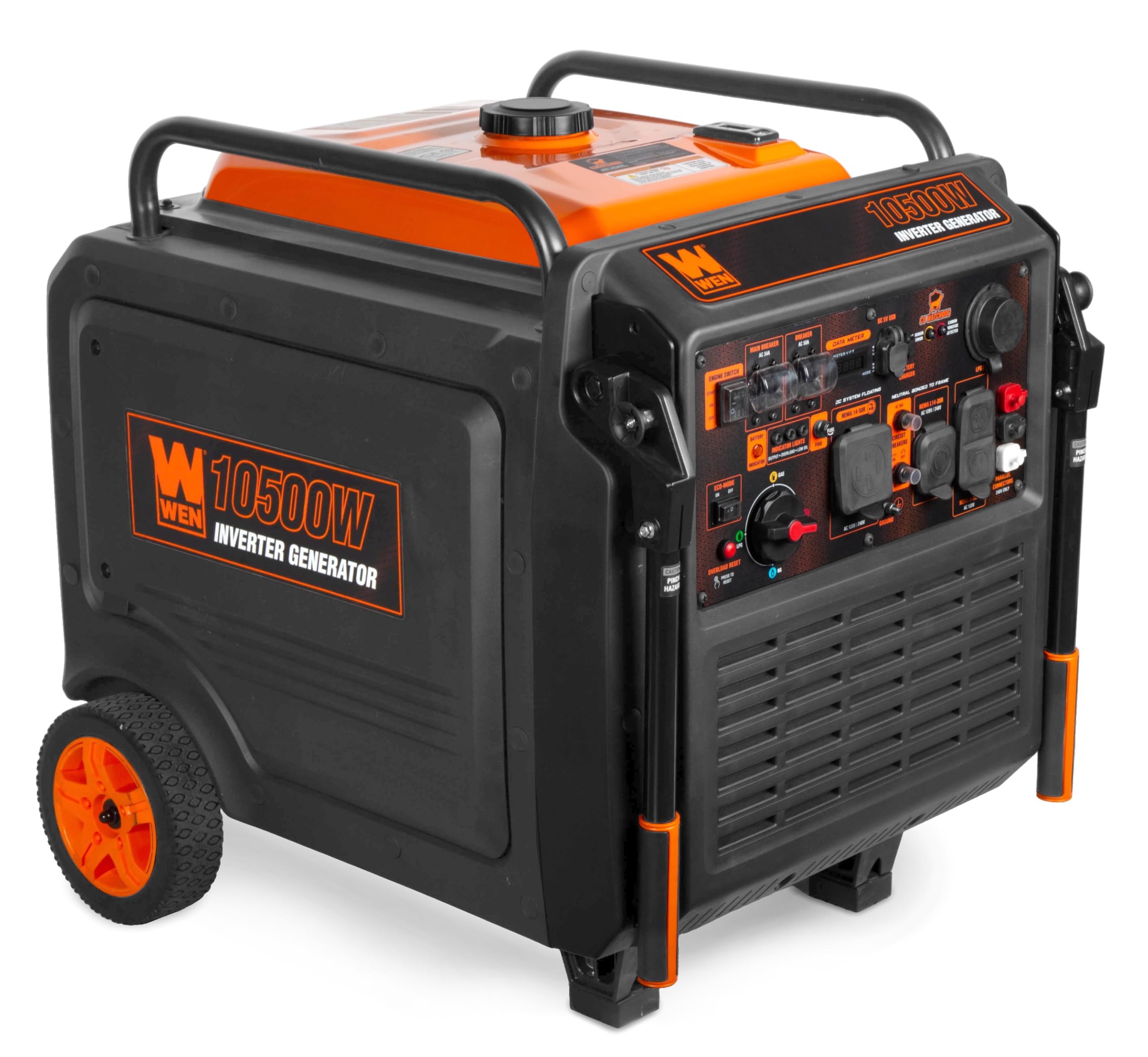 WEN 11,000-Watt 120V/240V Dual Fuel Portable Generator with Wheel Kit and Electric Start (DF1100T) Gronata
