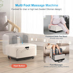 COMFIER 2 in 1 FSA Foot Massager Machine,HSA Shiatsu Foot and Calf Massager with Heat,Kneading,Vibration,Compression Massagers for Feet Health,Plantar Fasclitis,Father‘s Day Gift for Dad Gronata