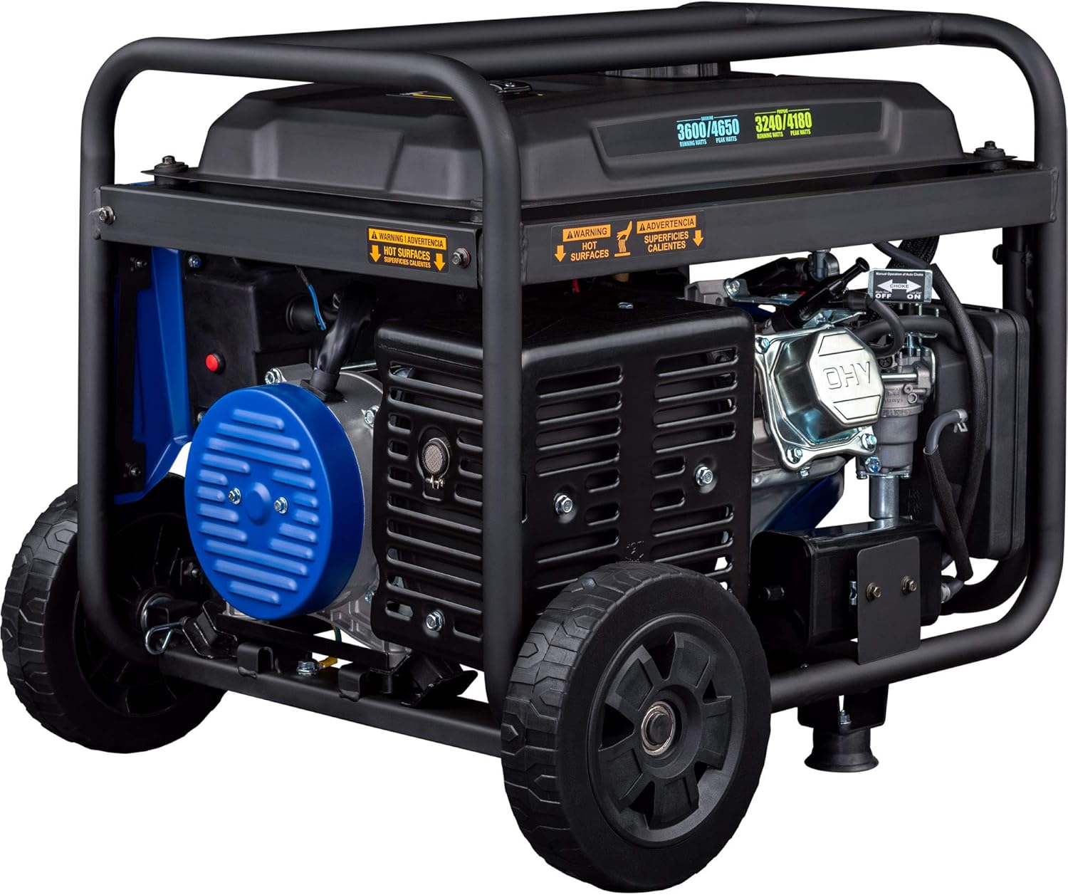 Westinghouse 4650 Peak Watt Dual Fuel Portable Generator, Remote Electric Start with Auto Choke, RV Ready 30A Outlet, Gas & Propane Powered Gronata