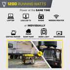 Champion Power Equipment 1500-Watt Portable Generator with Free 3-Year Warranty Gronata