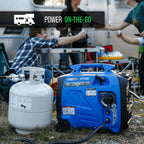 DuroMax XP4500iH 4,500-Watt Dual Fuel Portable Digital Inverter Generator - Gas & Propane, Remote Electric Start, RV & Emergency Ready Gronata