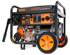 WEN 11,000-Watt 120V/240V Dual Fuel Portable Generator with Wheel Kit and Electric Start (DF1100T) Gronata