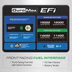 DuroMax XP13000HX 13,000-Watt Dual Fuel Portable Generator - Gas & Propane, Electric Start, Whole Home Power Backup, Transfer Switch Ready, RV & Emergency Ready Gronata