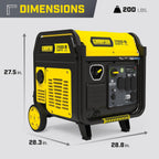 Champion Power Equipment 11,000-Watt Wireless Remote Start Home Backup Portable Inverter Generator with Quiet Technology and Free 3-Year Warranty Gronata