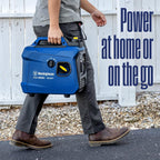 Westinghouse 1500 Peak Watt Super Quiet & Lightweight Portable Inverter Generator, Gas Powered, CO Sensor, Parallel Capable, Long Run Time,Blue Gronata