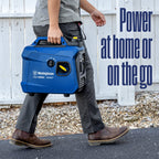 Westinghouse 1500 Peak Watt Super Quiet & Lightweight Portable Inverter Generator, Gas Powered, CO Sensor, Parallel Capable, Long Run Time,Blue Gronata