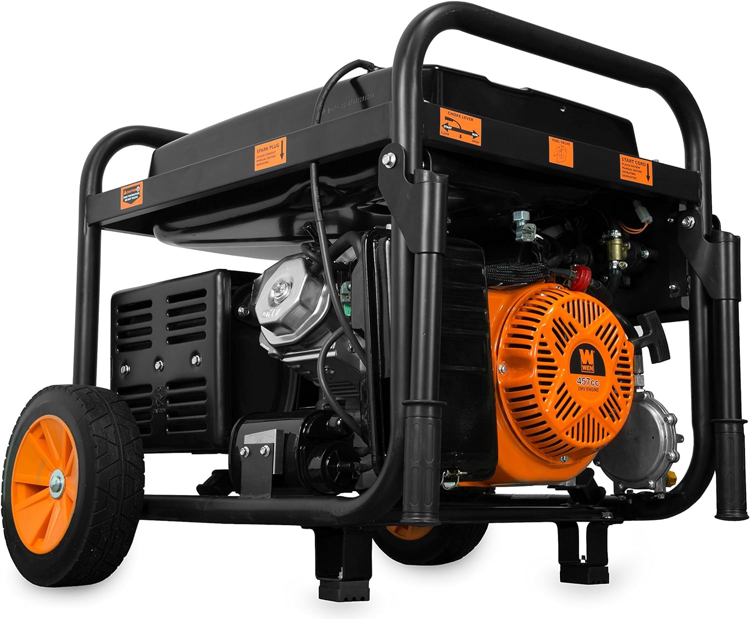 WEN 11,000-Watt 120V/240V Dual Fuel Portable Generator with Wheel Kit and Electric Start (DF1100T) Gronata